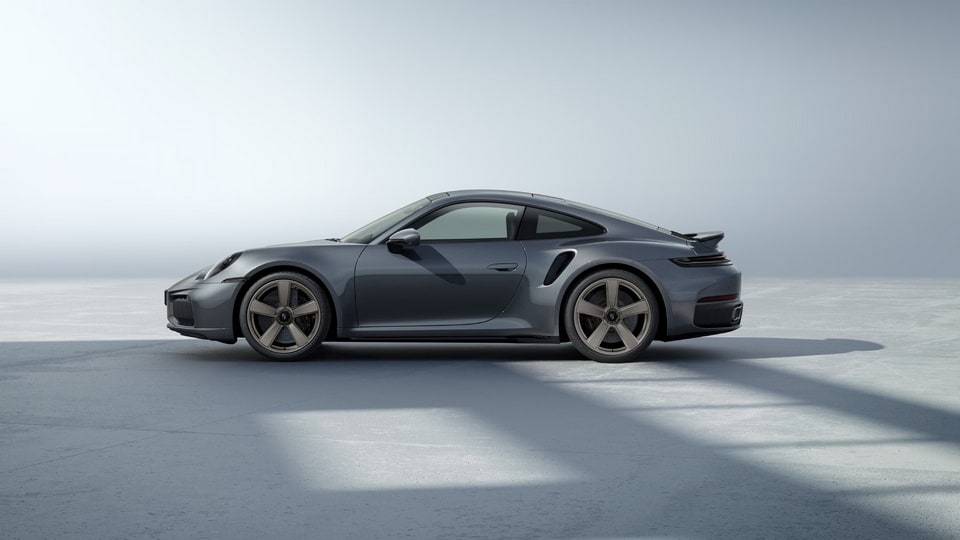 Комплект летних колёс 20/21 дюймов, дизайн 911 Sport Classic, Turbonit, центральное крепление для Porsche 911 992.2 Turbo S — фото 2