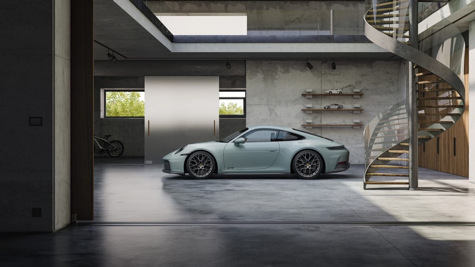 Комплект летних колёс 20/21 дюймов, RS Spyder Design, Darksilver для Porsche 911 992.2 — фото 2