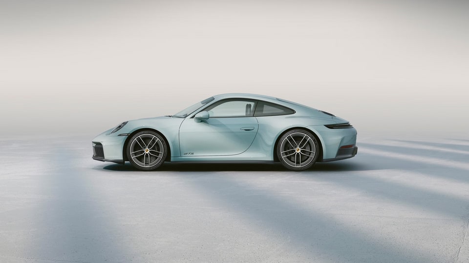 Комплект летних колёс 20/21 дюймов, Carrera Exclusive Design, Darksilver, сатиновый для Porsche 911 992.2 — фото 2