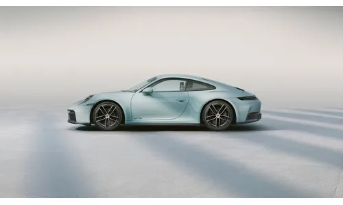 Комплект летних колёс 20/21 дюймов, Carrera Exclusive Design, чёрный глянцевый, Carbon Blades для Porsche 911 992.2 — фото 2