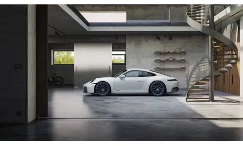 Комплект летних колёс 20/21 дюймов, RS Spyder Design, синий Indigo Blue для Porsche 911 992.2 — фото 2