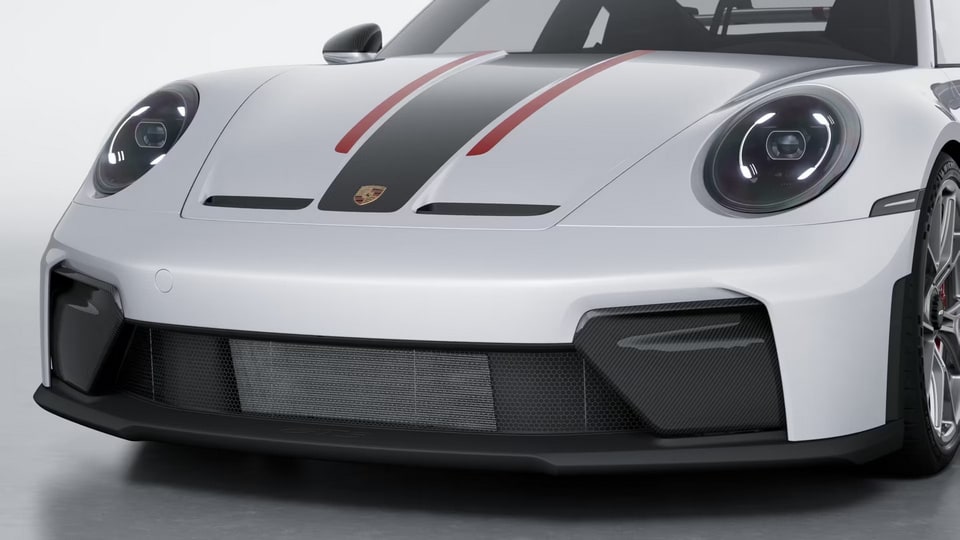 Цветные декоративные полосы Weissach, красный для Porsche 911 992.2 GT3 — фото 2