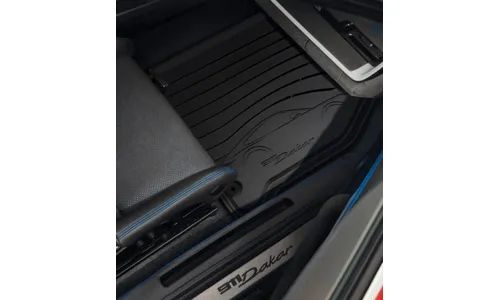 Всепогодные коврики салона 911 Dakar Design, чёрные, 2 шт. для Porsche 911 992.1 — фото 1
