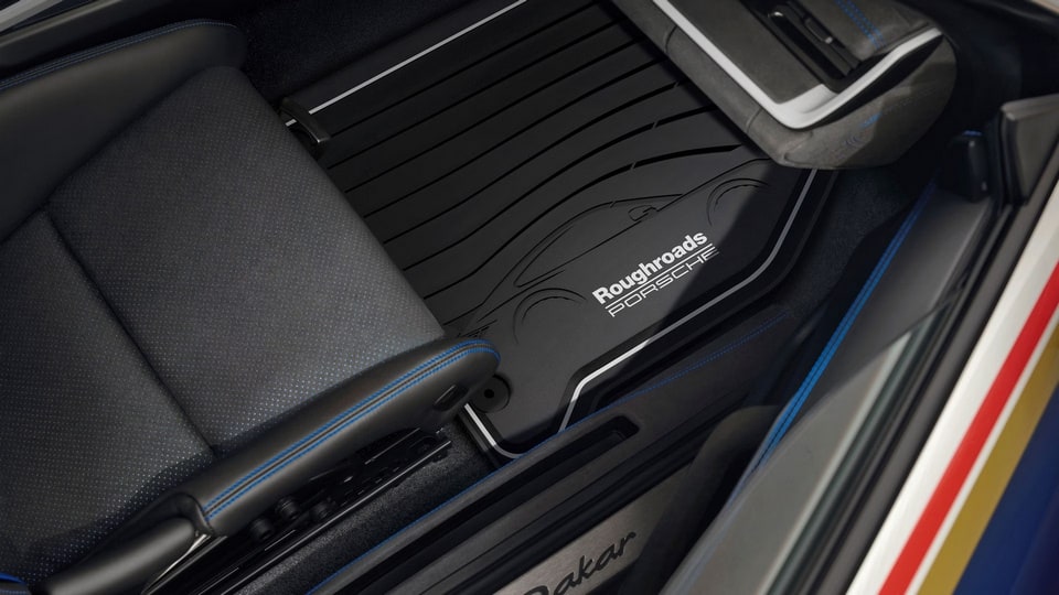 Резиновые коврики Rallye Design, 2 шт. для Porsche 911 992.1 — фото 1