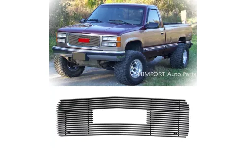 хромрешетка центральная верхняя Grill, вставка 94-99 GMC Yukon/Suburban/Pickup — фото 1
