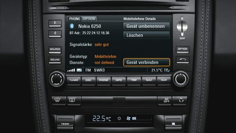 Комплект громкой связи Bluetooth HFP для Porsche Boxster 987 — фото 1