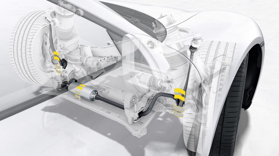 Комплект Performance Kit с 21-дюймовыми колёсами RS Spyder Design для Porsche Taycan J1 — фото 2