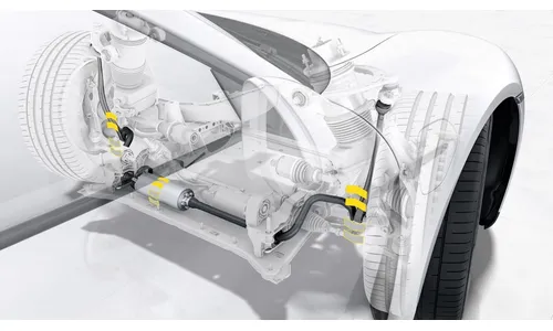 Комплект Performance Kit с 21-дюймовыми колёсами RS Spyder Design для Porsche Taycan J1 — фото 2