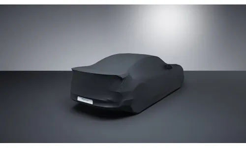 Уличный чехол кузова Outdoor Plus, чёрный для Porsche Taycan J1 II Turbo GT — фото 2