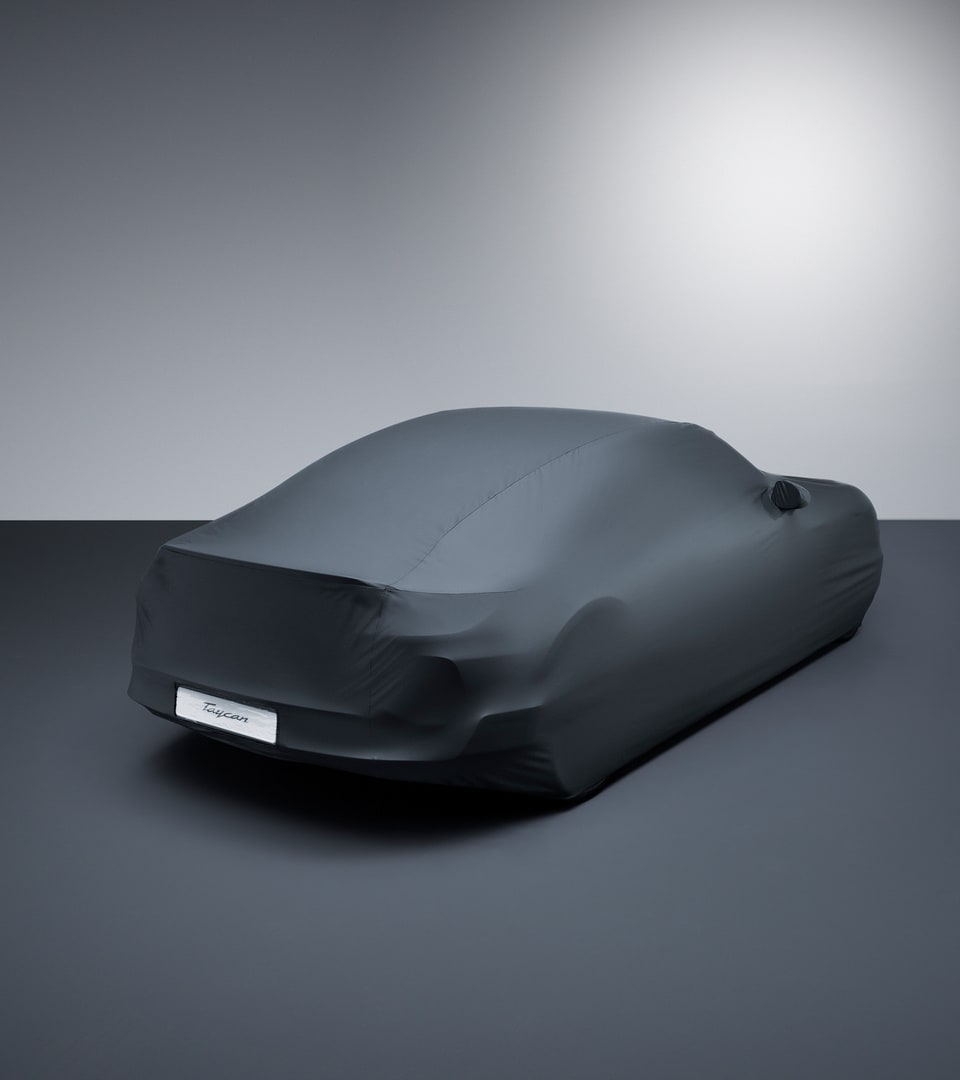 Уличный защитный чехол Outdoor Plus, Чёрный для Porsche Taycan J1 II Turbo GT — фото 3