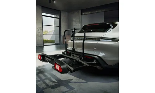 Велокрепление на фаркоп, 2 велосипеда, чёрное для Porsche Taycan J1, Taycan J1 II — фото 2