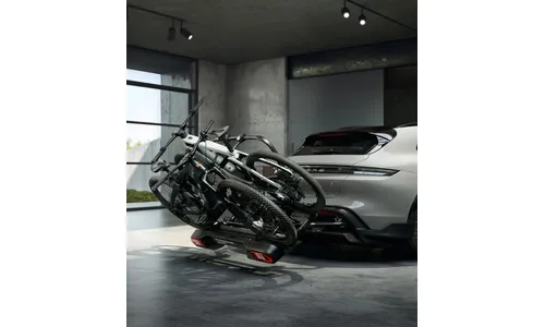 Велокрепление на фаркоп, 2 велосипеда, чёрное для Porsche Taycan J1, Taycan J1 II — фото 4