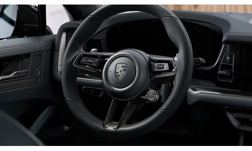 Многофункциональный руль GT Sport 375 мм, кожа и карбон, с Sport Chrono для Porsche Cayenne E3 II — фото 1
