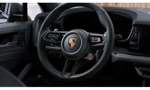 Многофункциональный руль GT Sport 360 мм, кожа и карбон для Porsche Cayenne E3 II Coupe GT — фото 1