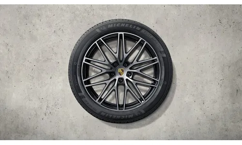 Комплект зимних колёс 21 дюймов, RS Spyder Design, чёрный глянцевый для Porsche Cayenne E3 II Coupe — фото 1