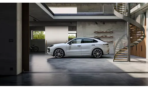 Комплект летних колёс 21 дюймов, дизайн Cayenne Exclusive Design, чёрный глянцевый для Porsche Cayenne E3 II — фото 2
