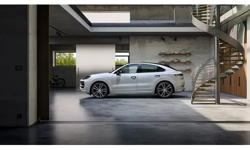Комплект летних колёс 22 дюймов, дизайн Sport Design, чёрный глянцевый для Porsche Cayenne E3 II — фото 2