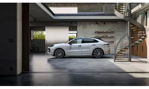 Комплект летних колёс 22 дюймов, дизайн 911 Turbo Design, чёрный глянцевый для Porsche Cayenne E3 II — фото 2