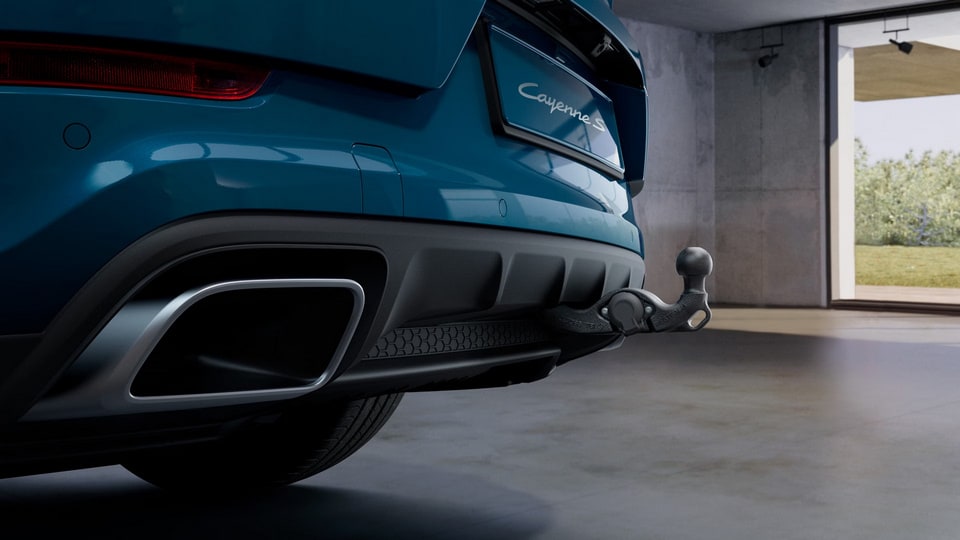 Фаркоп с электроприводом складывания, (2024–2025) для Porsche Cayenne E3 II — фото 1