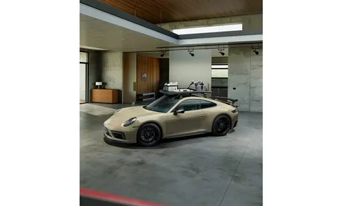 Багажная корзина на крышу, чёрная для Porsche Taycan, Macan, Cayenne, 911 — фото 3