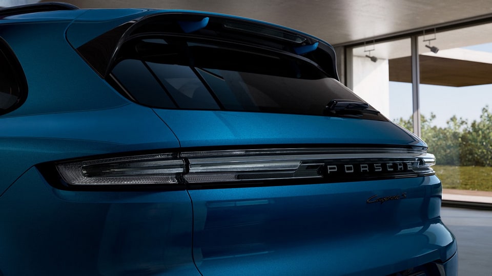 Затемнённые LED-фонари без красных элементов световой дуги для Porsche Cayenne E3 II Coupe — фото 1