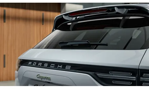 Накладка заднего стеклоочистителя, чёрный глянец для Porsche Cayenne E3, Cayenne E3 II, Panamera 971 рестайлинг Sport Turismo — фото 1
