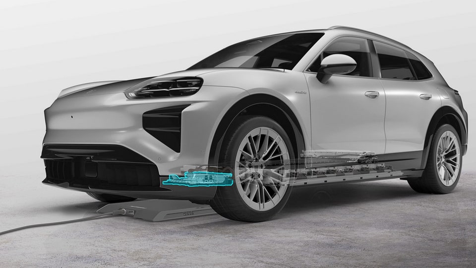 Автомобильный приёмный модуль Wireless Charging 11 кВт для Porsche Cayenne Electric E4 — фото 1