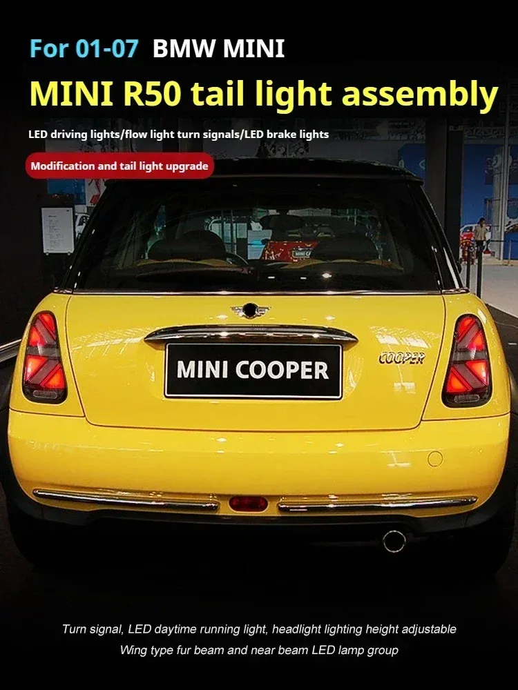Задние LED-фонари динамический поворотник для Mini R50/R52/R53 (2001-2007), комплект, комплект, FT Carlight Carlight — фото 2