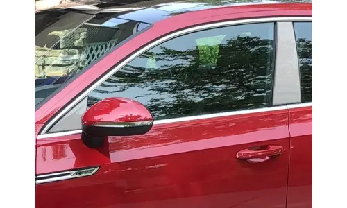 Накладки стоек дверей из нержавеющей стали 4 шт отделка двери QAA для VW Arteon 2019-2020 — фото 1