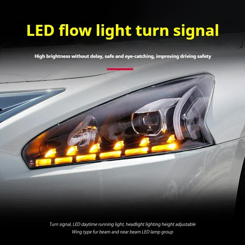 Фары передние LED с ходовыми огнями для Nissan Teana/Altima (2013-2015), комплект, комплект, FT Carlight Carlight — фото 4