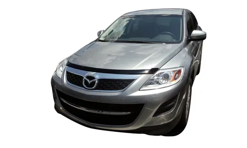Дефлектор капота AVS для 2010-2015 Mazda CX-9, накладка Aeroskin, дымчатый — фото 1
