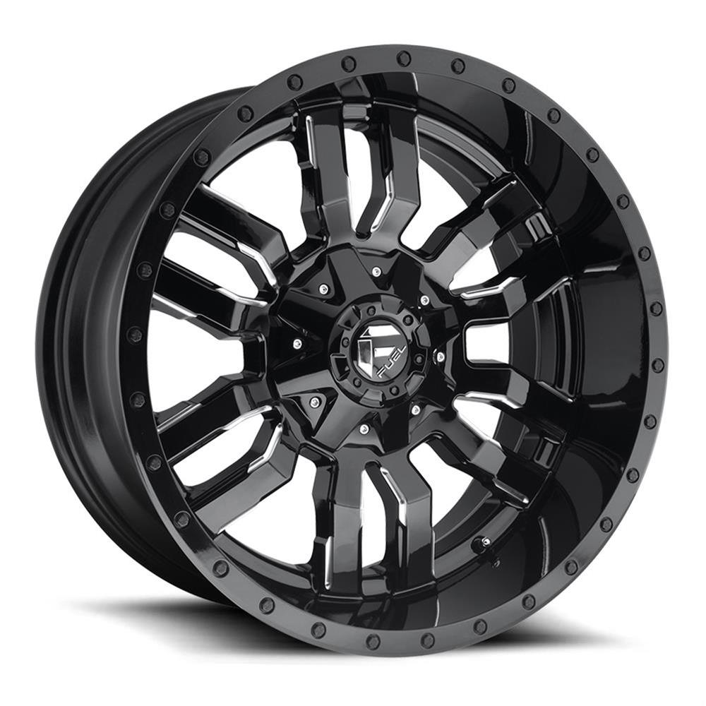 Диск колесный R20x9 D595 Глянцевый Черный Fuel Off-Road — фото 1
