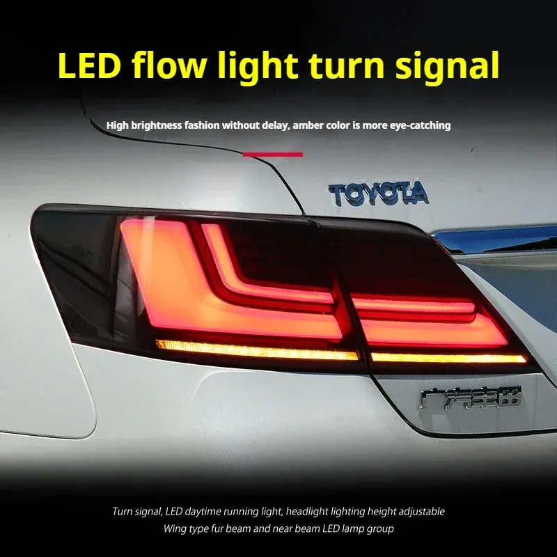 Задние LED-фонари динамический поворотник для Toyota Camry (2006-2011), комплект, комплект, FT Carlight Carlight — фото 5