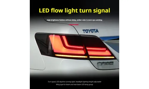 Задние LED-фонари динамический поворотник для Toyota Camry (2006-2011), комплект, комплект, FT Carlight Carlight — фото 5