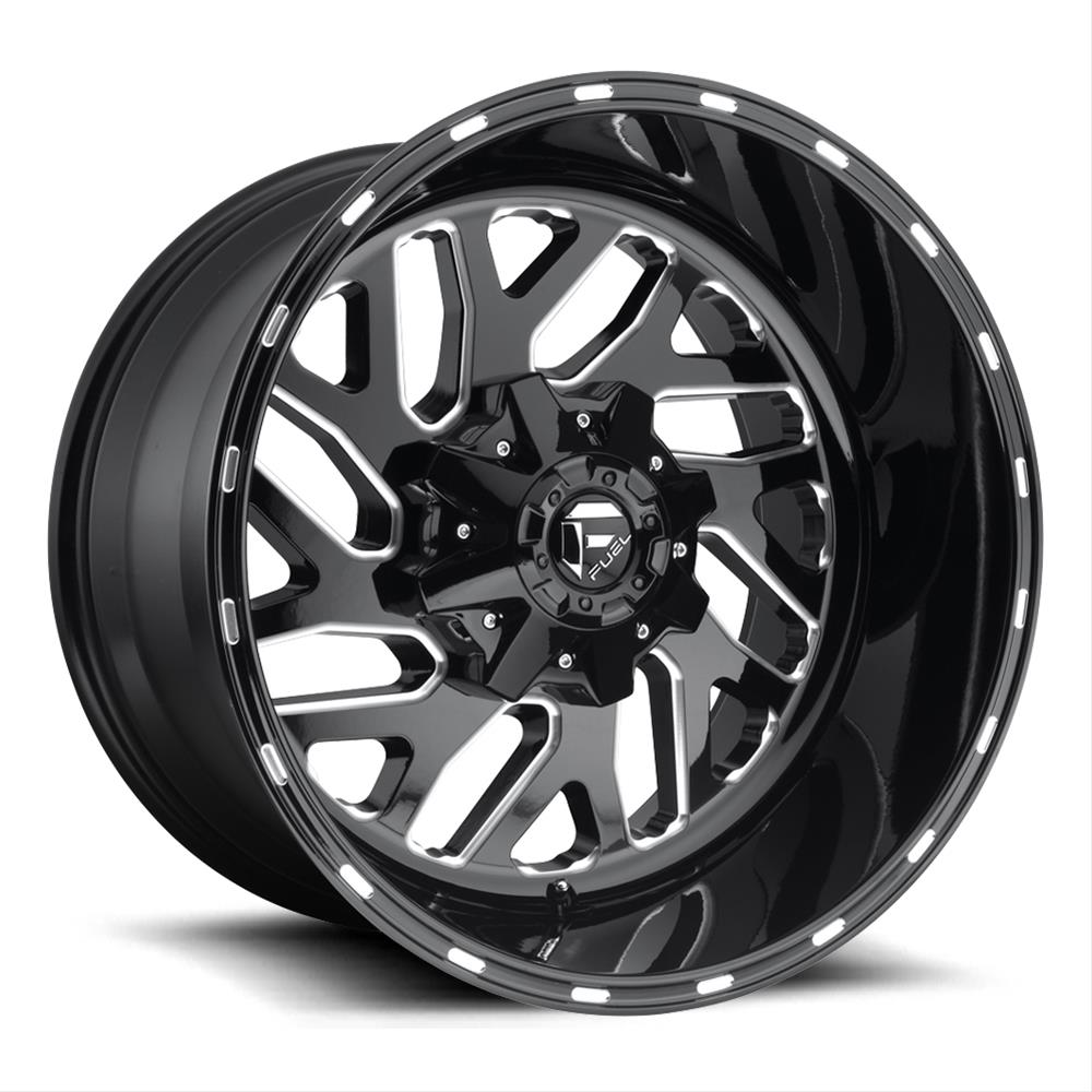 Диск колесный R20x9 Triton D581 Полуглянец Черный Fuel Off-Road — фото 1