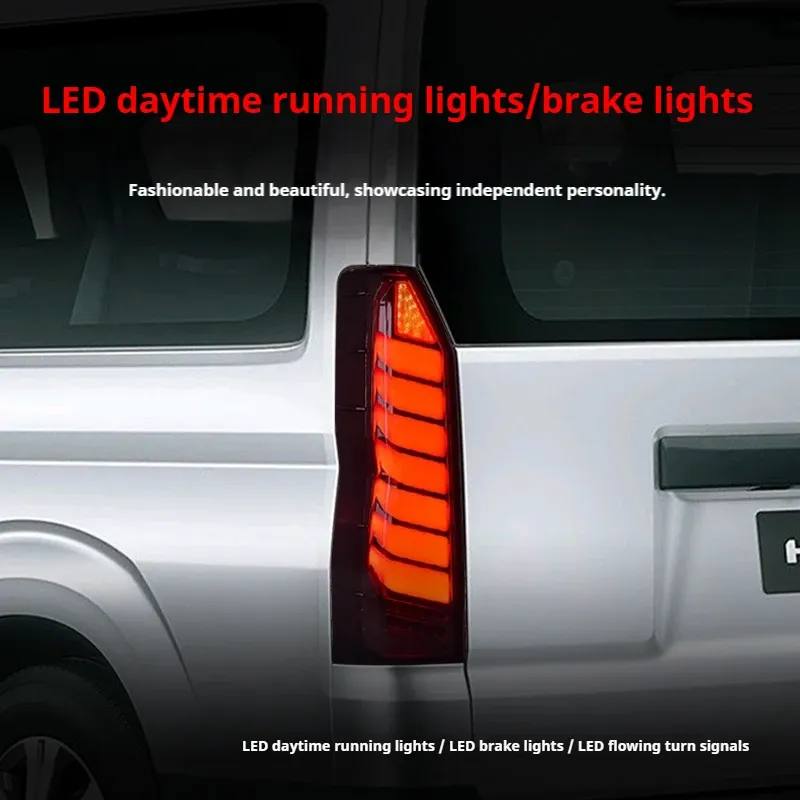 Задние LED-фонари динамический поворотник для Toyota Hiace (2019-2025), комплект, комплект, FT Carlight Carlight — фото 3