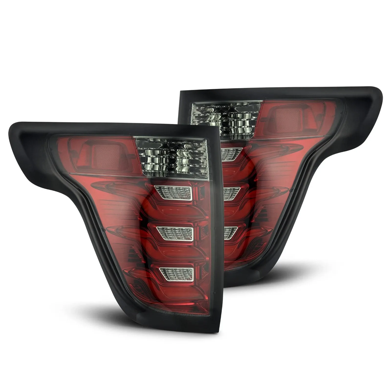 Фонари задние светодиодные PRO Red Smoke для Ford Explorer 2013–2015, AlphaRex — фото 1