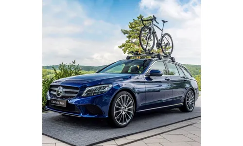 Крепление одного велосипеда на крышу New Alustyle, Mercedes-Benz — фото 5