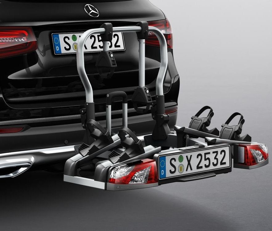 Складное велокрепление на фаркоп, 2 велосипеда, Mercedes-Benz — фото 5