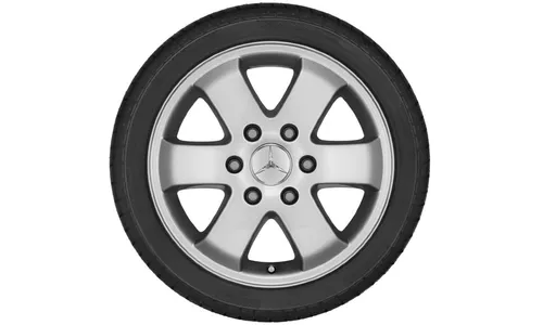 Колесный диск 6,5J×16 ET54 для Mercedes-Benz Sprinter 906, передняя и задняя оси, серебристый — фото 2