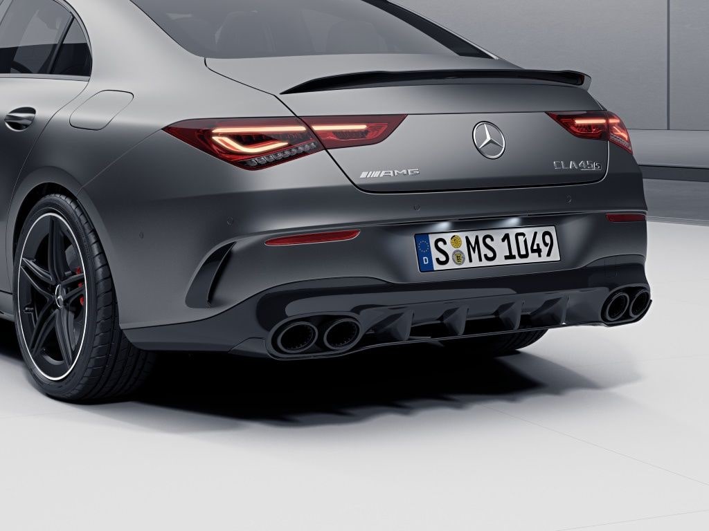 Задний спойлер AMG Aerodynamics, черный глянец, Mercedes-Benz CLA C118 — фото 3