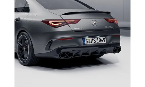 Задний спойлер AMG Aerodynamics, черный глянец, Mercedes-Benz CLA C118 — фото 3