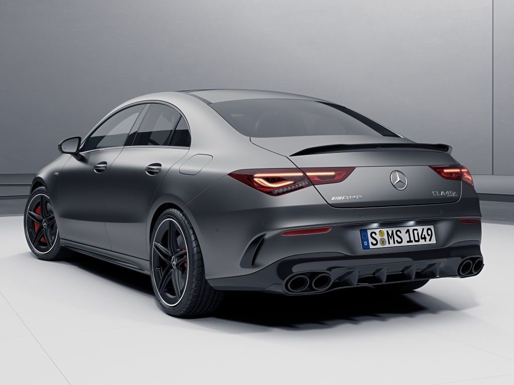 Задний спойлер AMG Aerodynamics, черный глянец, Mercedes-Benz CLA C118 — фото 4