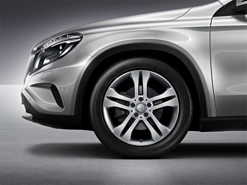 Колесный диск 7J×18 ET46 для Mercedes-Benz X156, передняя и задняя оси, ванадиево-серебристый — фото 3