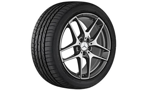 Колесный диск 8J×19 ET43,5 для Mercedes-Benz X156, передняя и задняя оси, титаново-серый — фото 1