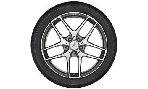Колесный диск 8J×19 ET43,5 для Mercedes-Benz X156, передняя и задняя оси, титаново-серый — фото 2