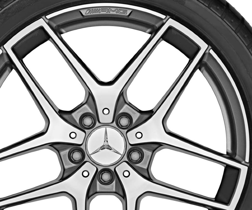 Колесный диск 8J×19 ET43,5 для Mercedes-Benz X156, передняя и задняя оси, титаново-серый — фото 4