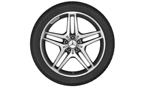 Колесный диск 9J×21 ET53 для Mercedes-Benz W166, передняя и задняя оси, титаново-серый — фото 2