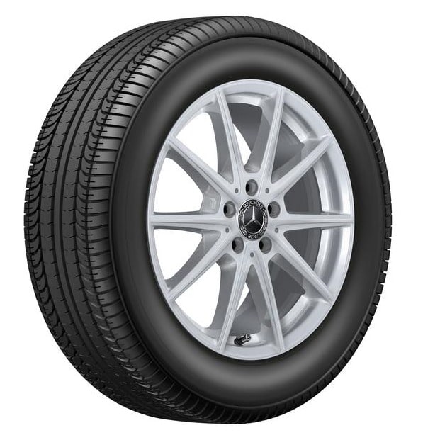 Колесный диск 7,5J×18 ET52,5 для Mercedes-Benz GLE 167, передняя и задняя оси, серебристый Vanadium Silver — фото 2