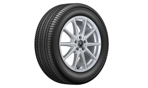 Колесный диск 7,5J×18 ET52,5 для Mercedes-Benz GLE 167, передняя и задняя оси, серебристый Vanadium Silver — фото 2